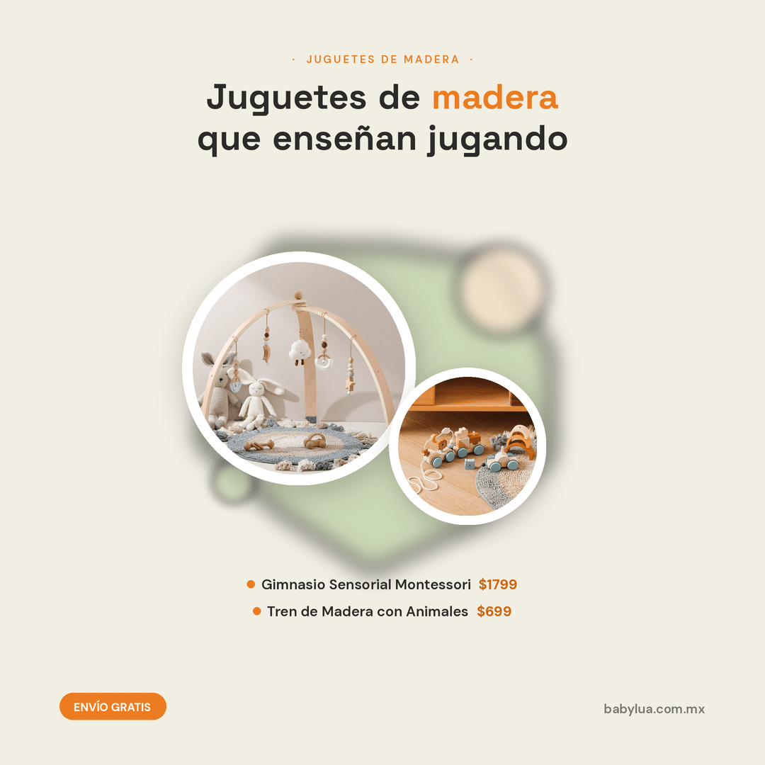 Beneficios de los juguetes de madera para el desarrollo de tu bebé - Baby Lúa