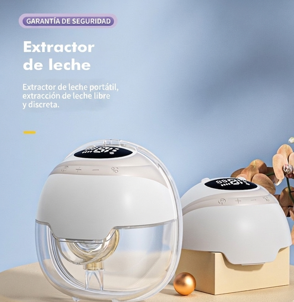 Extractor Leche Wearable Doble · 4 Modos · 12 Niveles · USB Recargable