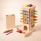 juego Montessori de madera 3 en 1