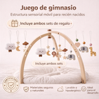 Juego de gimnasio sensorial para bebé