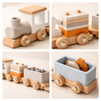 Tren de cumpleaños montessori