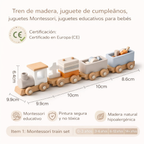 Tren de cumpleaños montessori