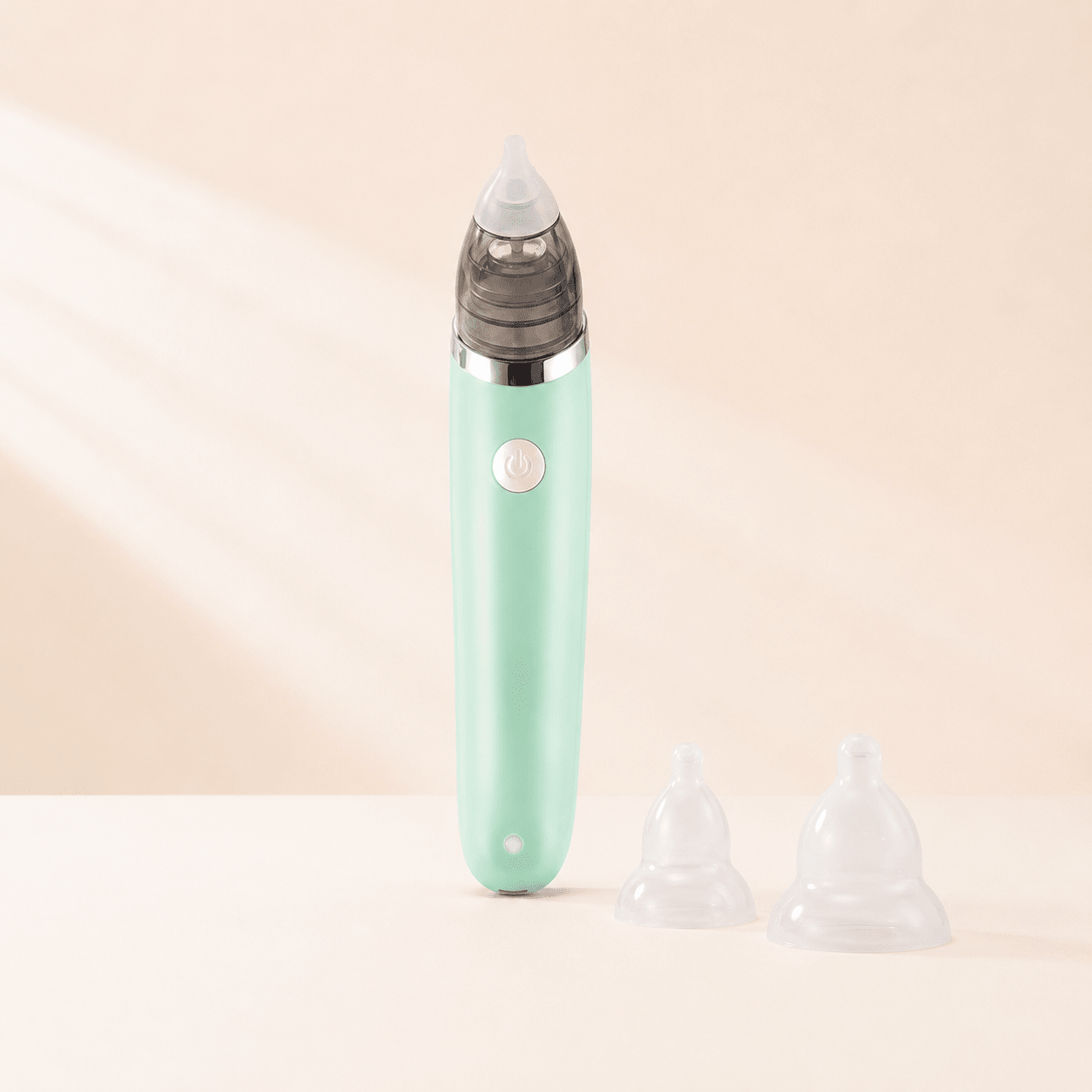Aspirador Nasal Eléctrico para Bebé · Silicona Suave · Recargable Green B - Baby Lúa