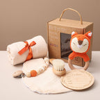Gift Set Recién Nacido Hello World · Muselina, Elefante y Sonajero Elephant 6PCS Set - Baby Lúa