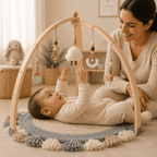 Gimnasio Sensorial Montessori de Madera Natural | Baby Lúa Wood color - Baby Lúa