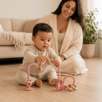 Laberinto Sensorial Montessori · Silicona y Madera · 0-3 años Light Pink - Baby Lúa