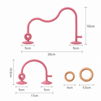 Laberinto Sensorial Montessori · Silicona y Madera · 0-3 años Light Pink - Baby Lúa