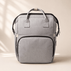 Mochila Pañalera con Cuna Portátil Baby Lúa Grey - Baby Lúa