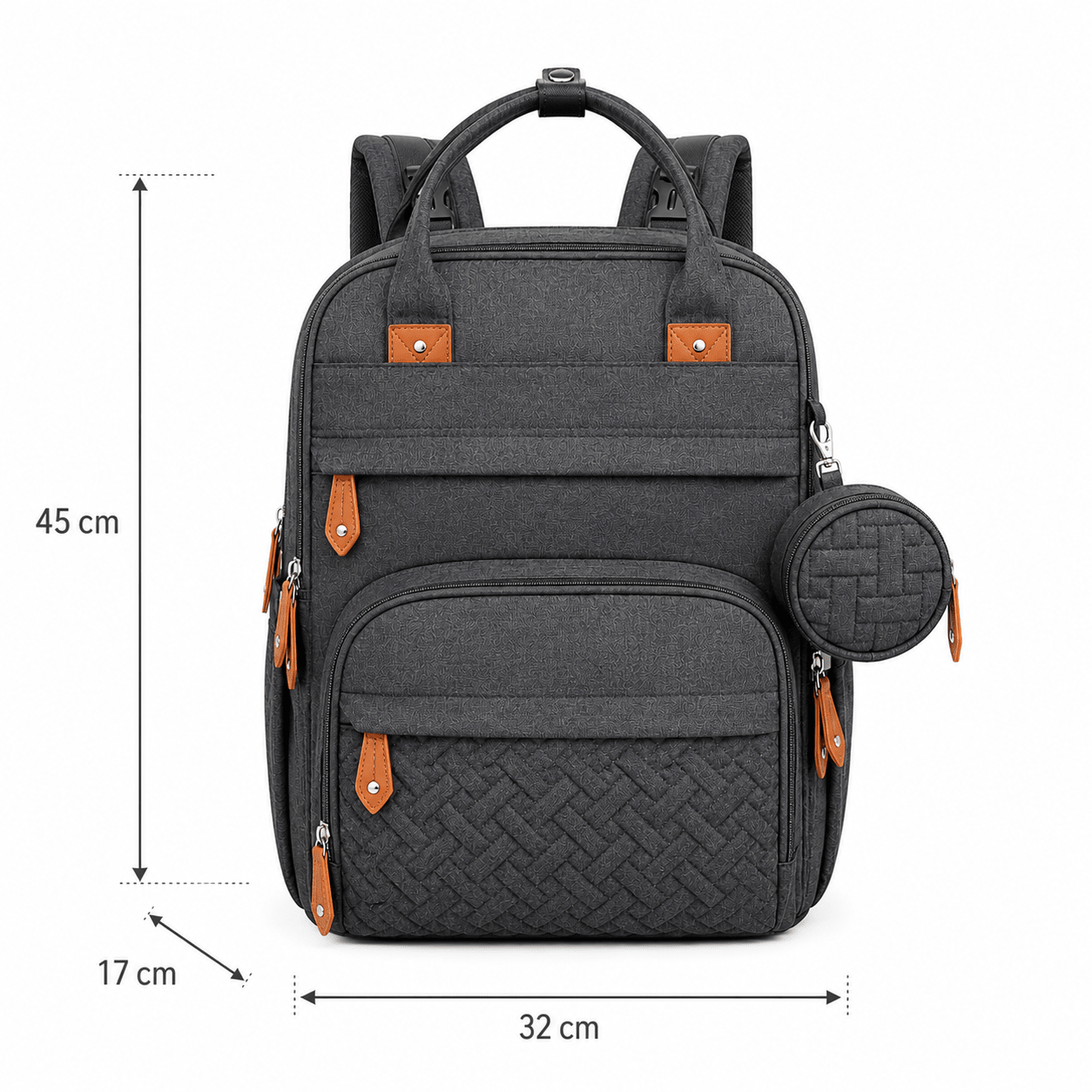 Mochila Pañalera Maternal Baby Lúa | Cambiador Incluido Pink - Baby Lúa