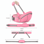 Portabebés Ergonómico con Asiento de Cadera · Baby Lúa ROSA - Baby Lúa