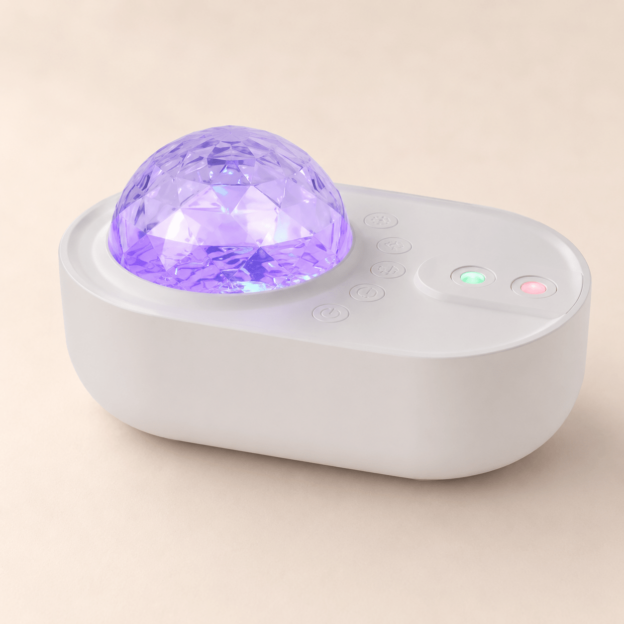 Proyector Bebé con Estrellas, Ruido Blanco y Control Remoto White - Baby Lúa