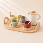 Set de Té Montessori de Madera y Silicona Baby Lúa With Base - Baby Lúa