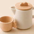 Set de Té Montessori de Madera y Silicona Baby Lúa With Base - Baby Lúa